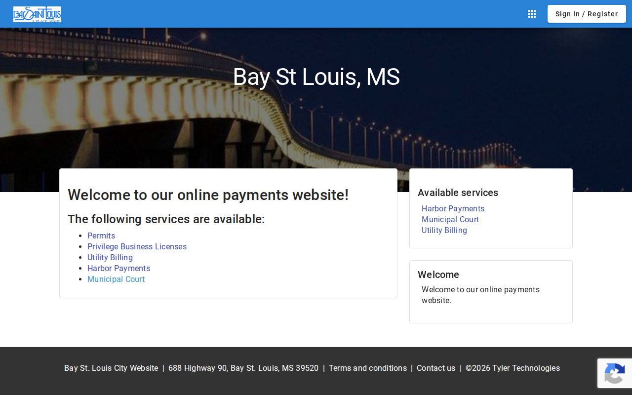 Hancock County traffic tickets source from Bay St. Louis municipal services